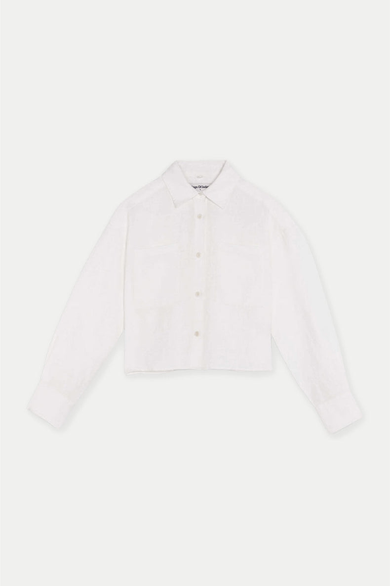 Optical White Quinn Blouse