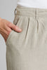 Ecru Vickleby Linen Pants
