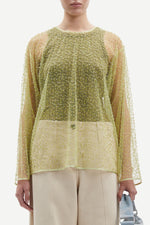 Green Sheen Samally Blouse