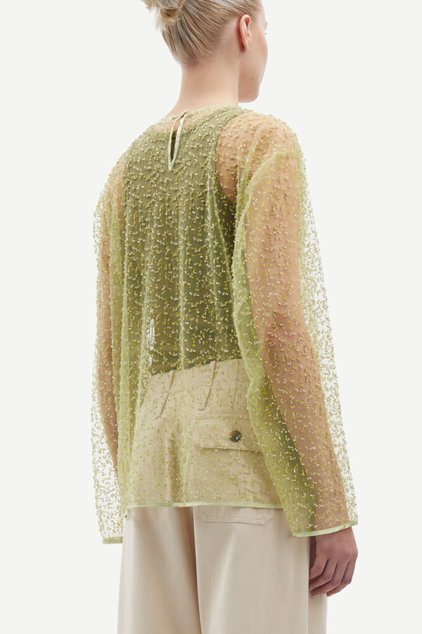 Green Sheen Samally Blouse