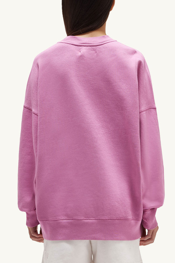 Mauve Bicolor Sweatshirt Womens