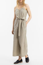 Heavy Pinstripe Relaxed Jumpsuit