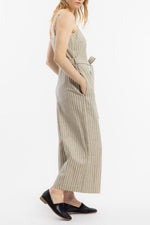 Heavy Pinstripe Relaxed Jumpsuit