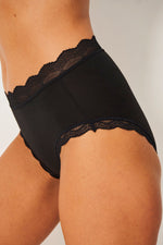 Black High Rise Knicker