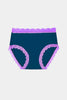 Midnight Neon Purple High Rise Knicker