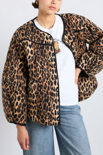 Leopard Macy Quilted Jacket