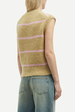 Olive Gray Stripe Sajoan Vest