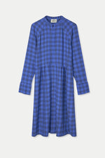 Amparo Blue Check Pop Dupina Dress