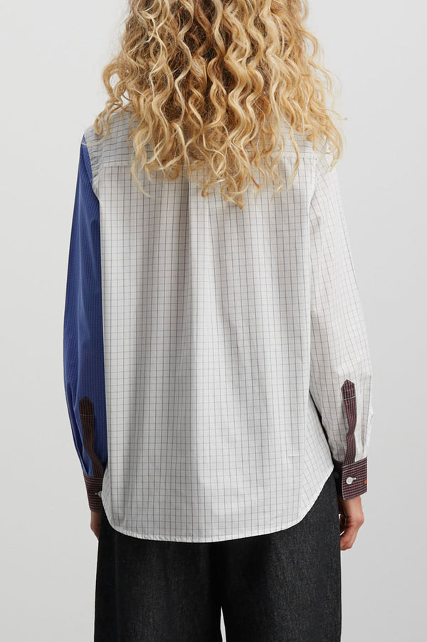 Grid Amparo Blue Crane Shirt