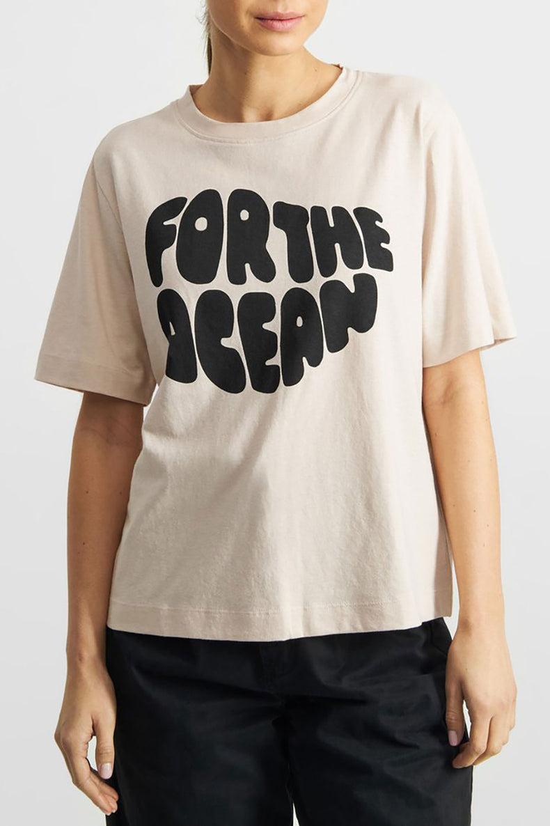 Vanilla White Vadstena For The Ocean Tee