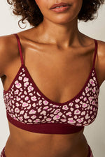 Rouge Leopard T-Shirt Bra