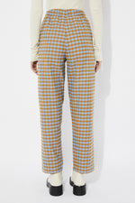 Blue Check Pomero Trousers