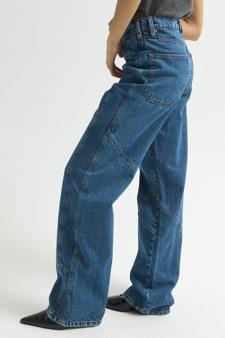 Cornflower Angle Starch Jeans