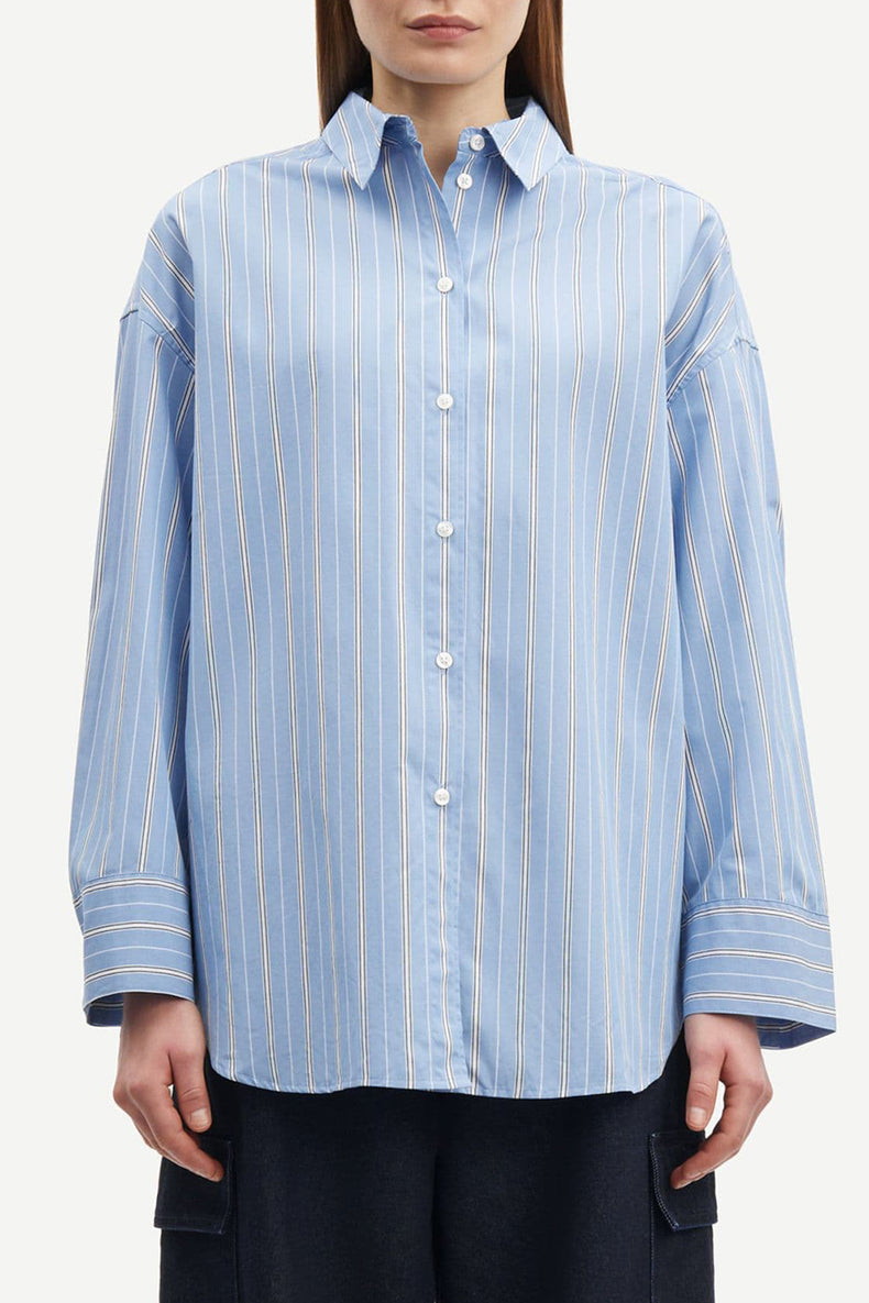 Blue Heaven Stripe Marika Shirt