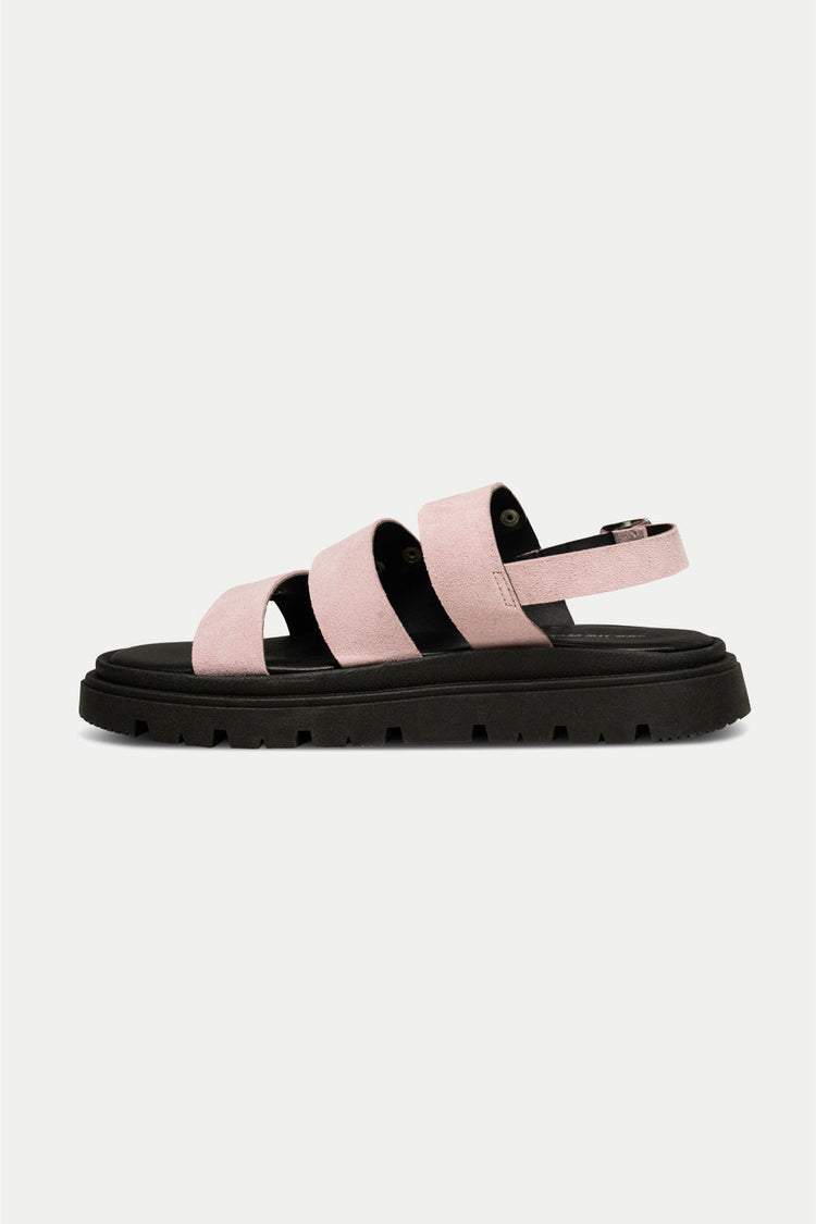 Soft Pink Rebecca Suede Sandal