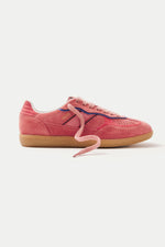 Rife Pink Leather Sneakers