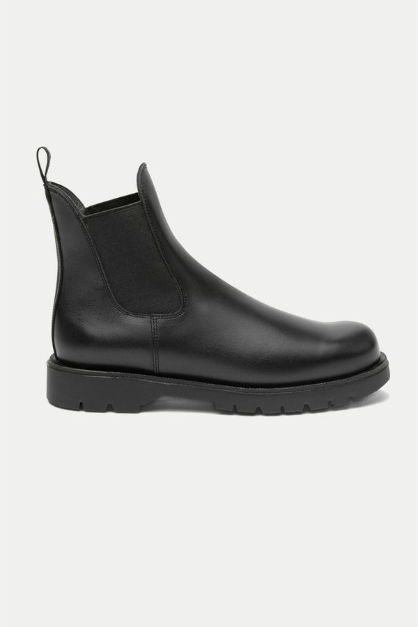 Black Tonnant Chelsea Boots Womens