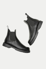 Black Tonnant Chelsea Boots Womens