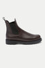 Burgundy Tonnant Chelsea Boots Womens