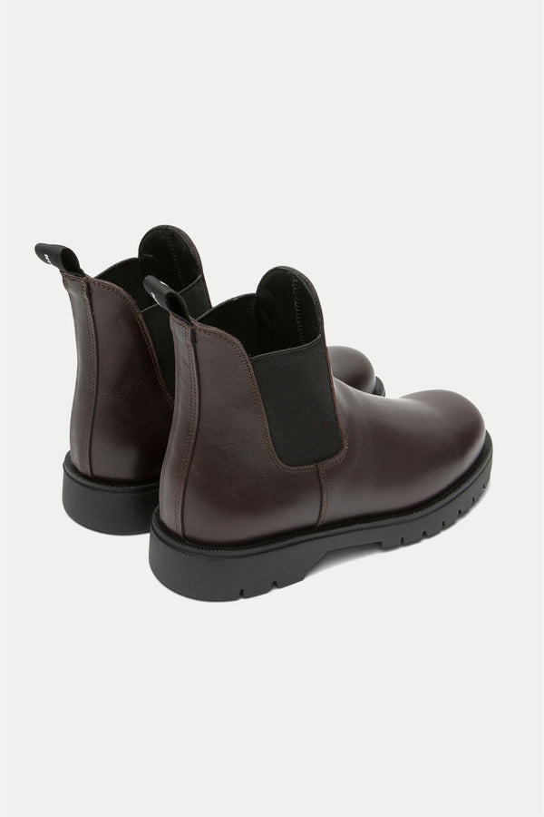 Burgundy Tonnant Chelsea Boots Womens