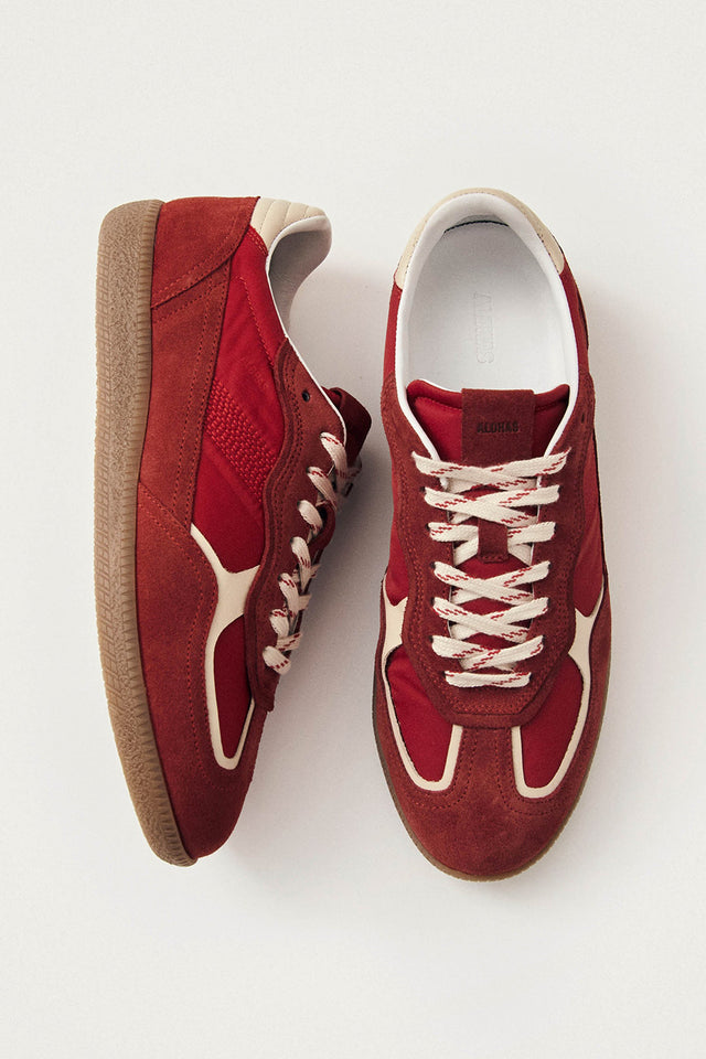 Tb.490 Rife Sheen Red Leather Sneakers