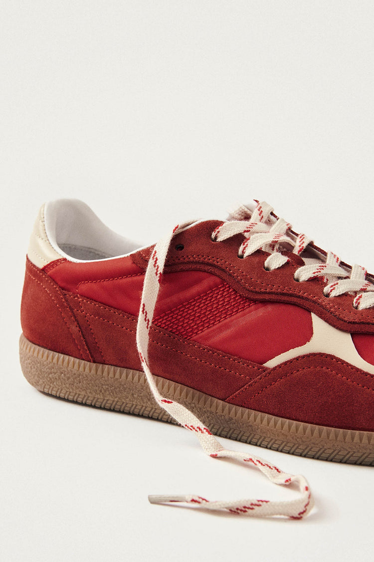 Tb.490 Rife Sheen Red Leather Sneakers