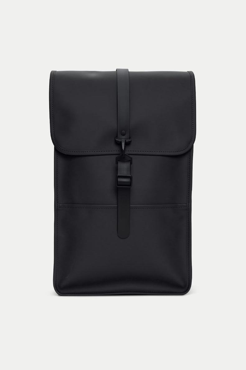 Rains Black Backpack W3 