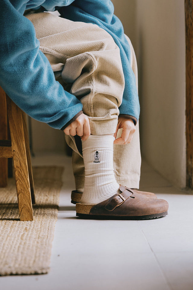 Ivory Yeti Socks