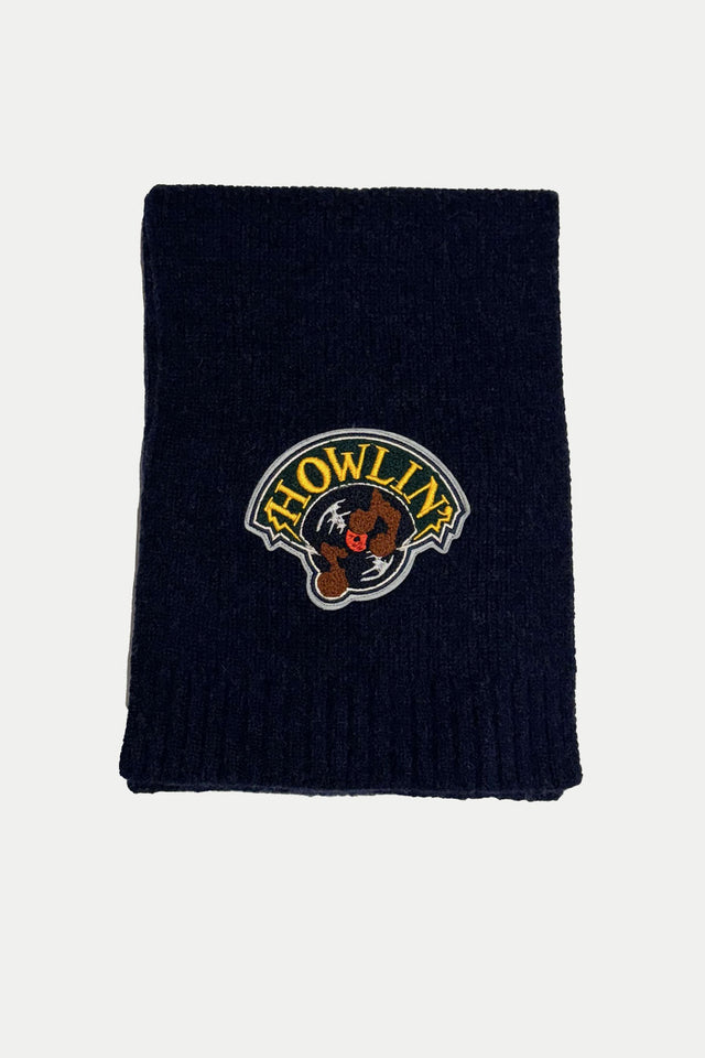 Howlin Navy Music Badge Scarf 