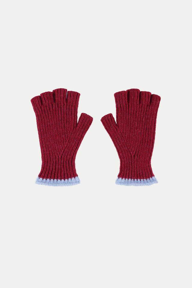 Howlin Red Favorite Lost My Finger Ribbed Gloves 