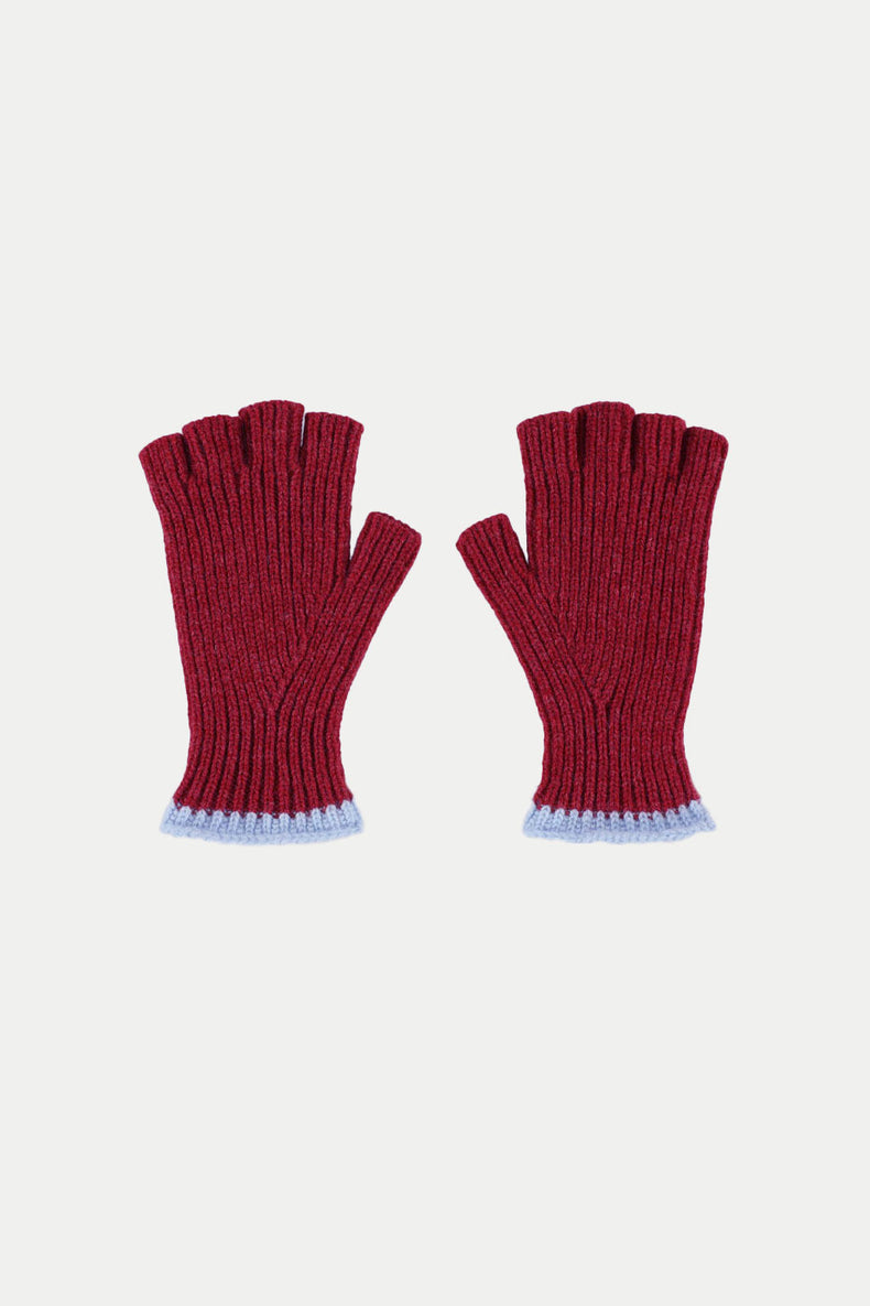Howlin Red Favorite Lost My Finger Ribbed Gloves 