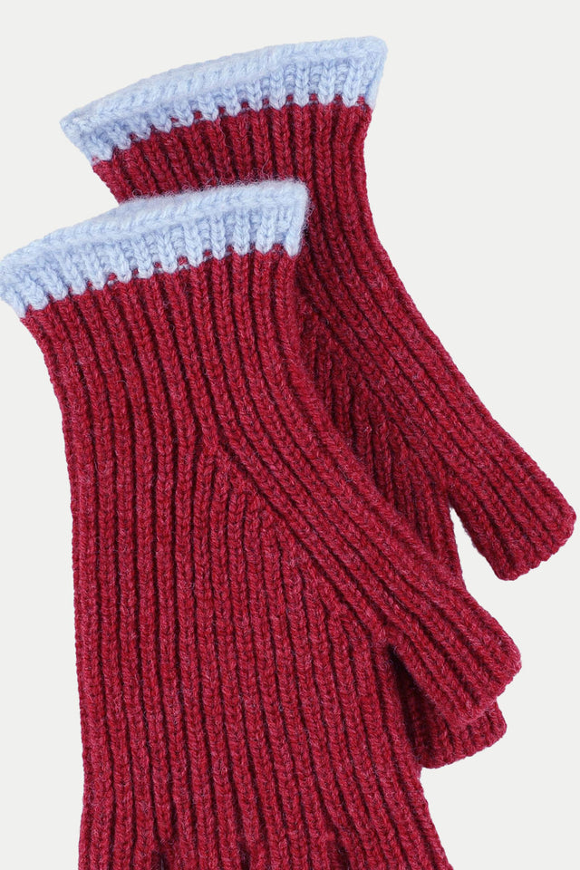 Howlin Red Favorite Lost My Finger Ribbed Gloves 