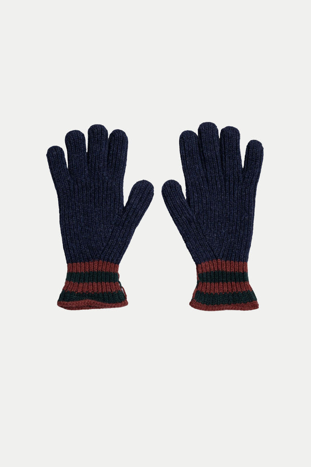 Howlin Navy Love My Ribbed Gloves 