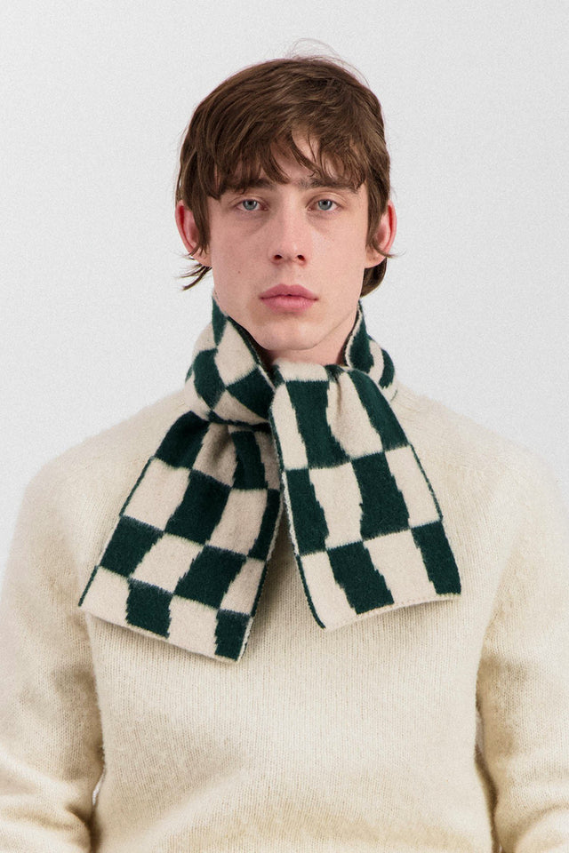 Forest Mini Checkerboard Scarf