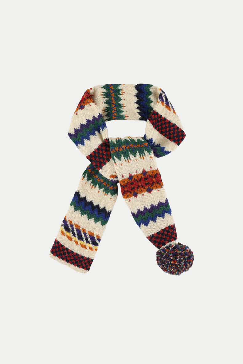 Oatmilk Small Woolen Wonder Scarf
