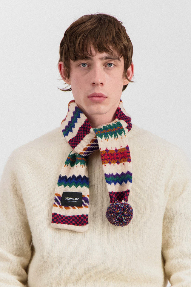 Oatmilk Small Woolen Wonder Scarf