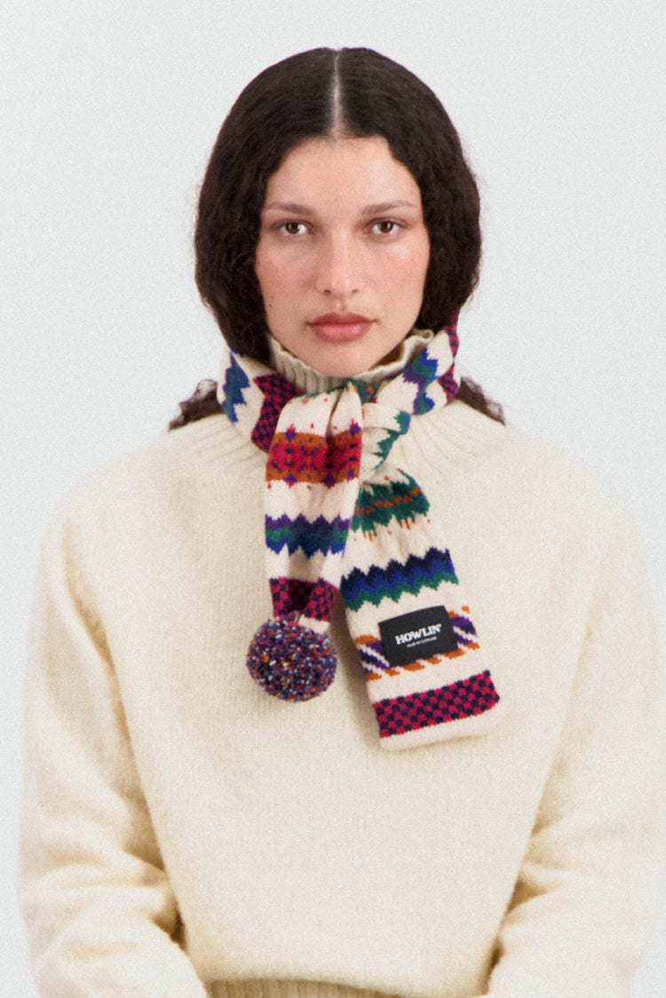 Oatmilk Small Woolen Wonder Scarf
