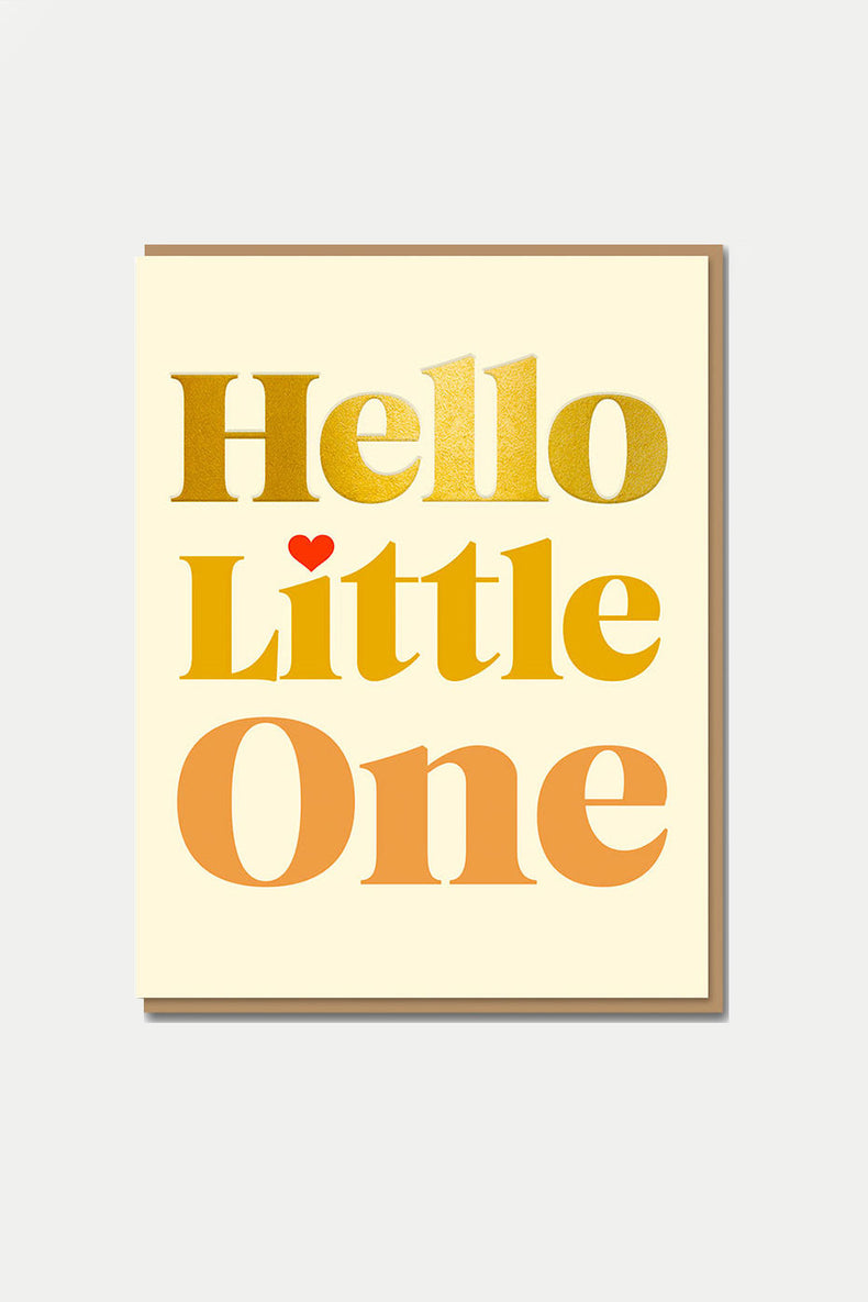 Serif: Hello Little One Card