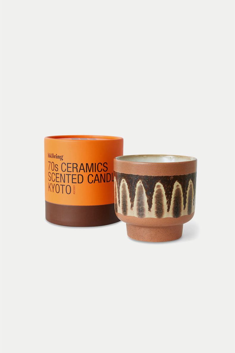 Kyoto 70s Ceramics Scented Candle