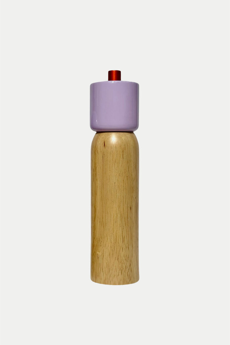 Lilac and Red Salt & Pepper Grinder - Large