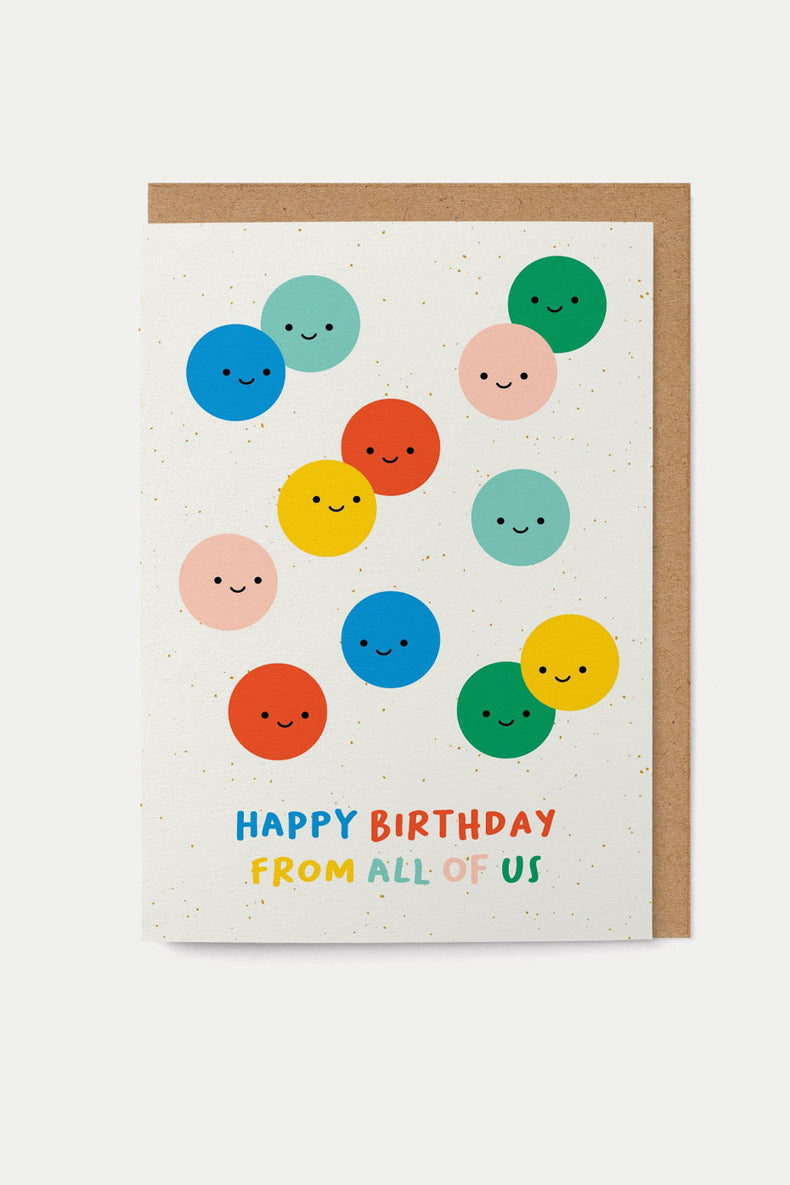 Graphic Factory Happy Birthday From All of Us Card 