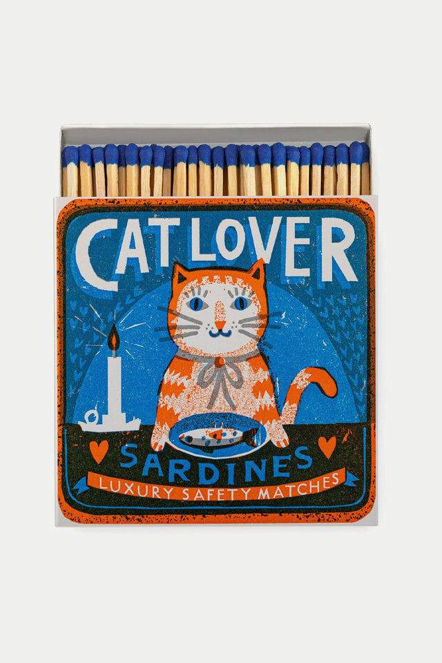Archivist Cat Lover Sardines Matches by The Printed Peanut 