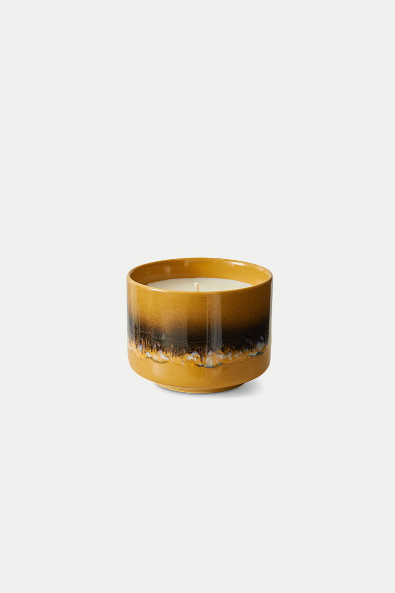 HKliving Valencia 70s Ceramics Small Scented Candle 
