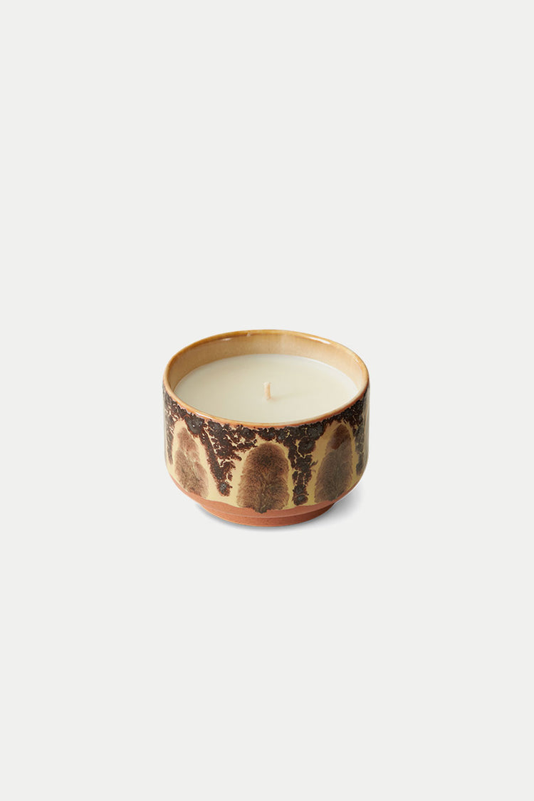 HKliving Kyoto 70s Ceramics Small Scented Candle 
