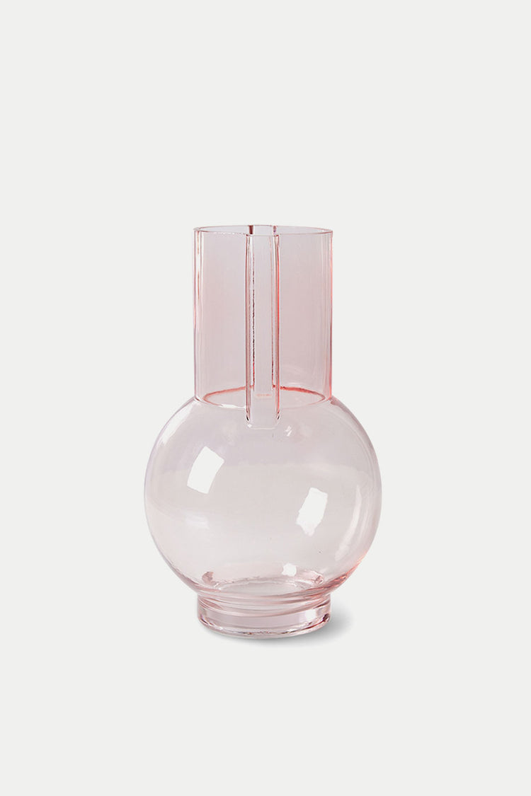 HKliving Sundae Pink Glass Vase 