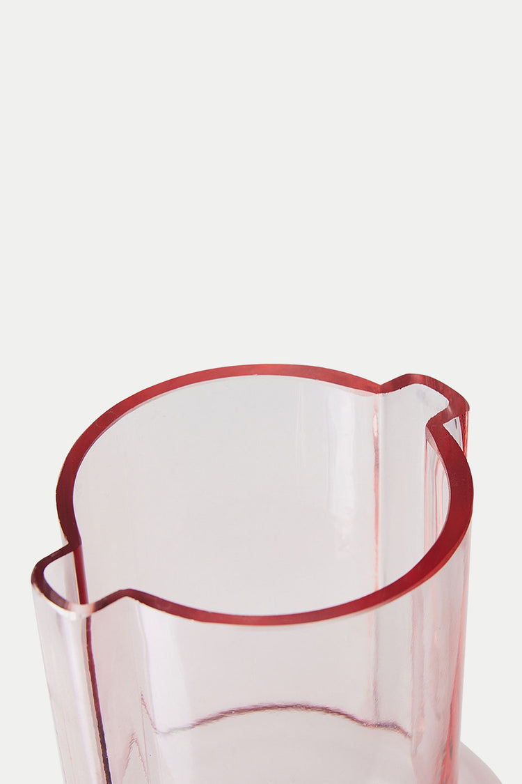 HKliving Sundae Pink Glass Vase 