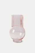 HKliving Sundae Pink Glass Vase 