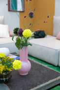 HKliving Flamingo Pink Glass Vase 