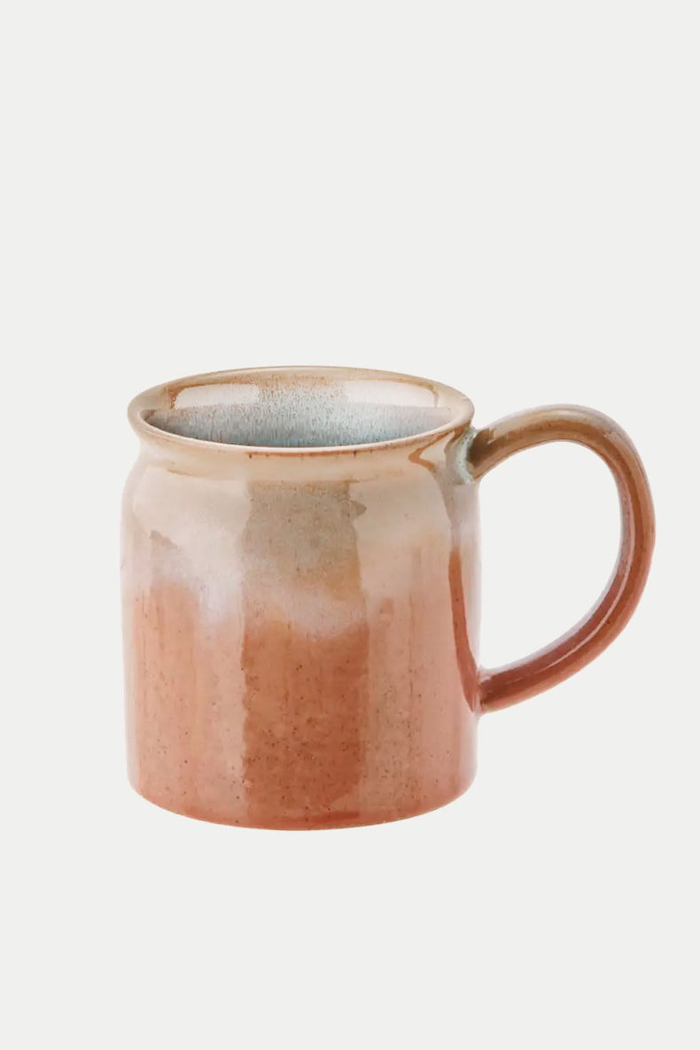 Madam Stoltz Pink Coloured Stoneware Mug 