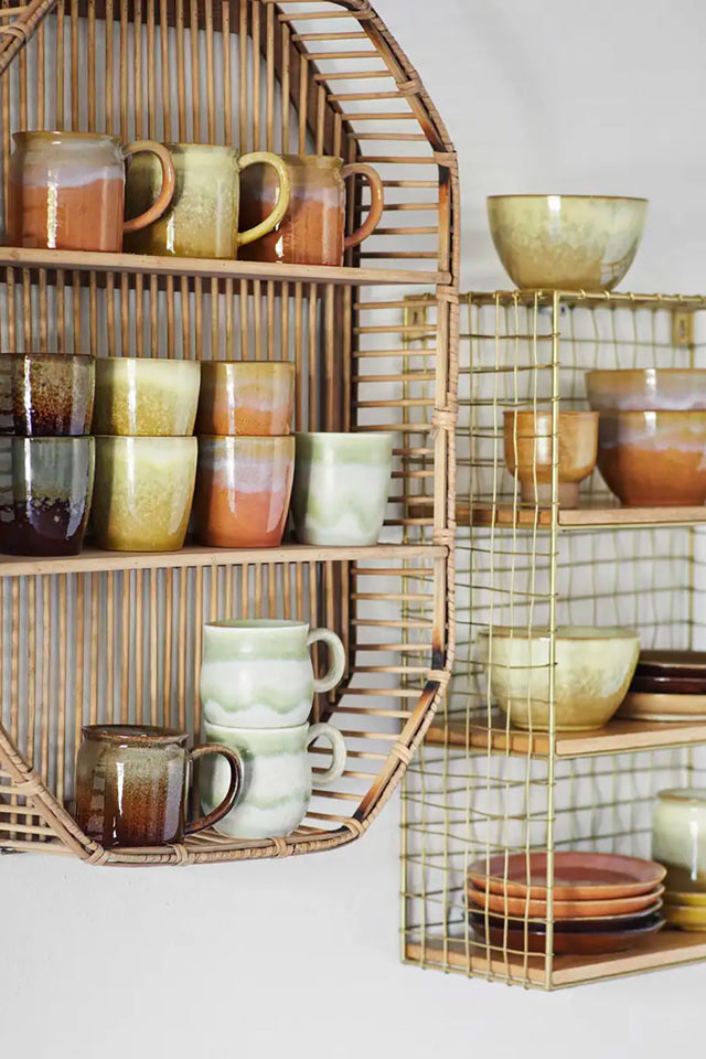 Pink Coloured Stoneware Mug